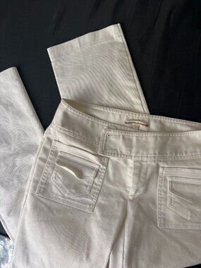 Nanette Lepore White Capri Pants